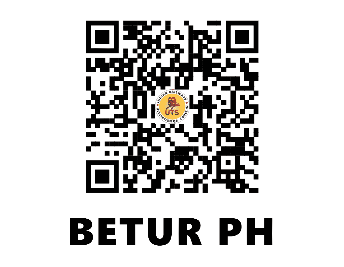 UTS QR Code for BETUR PH - BTRB (SE - WEST BENGAL)
